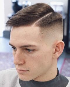 Short Haircut Styles For Men With Straight Hair Side Parted